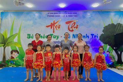 Tham gia Hội Thi ‘’ Bé Khéo Tay – Bé Nhanh Trí ‘’ năm học 2022 – 2023